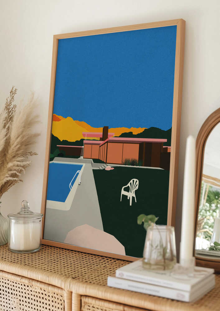Kaufmann Desert House Poolside Plakat