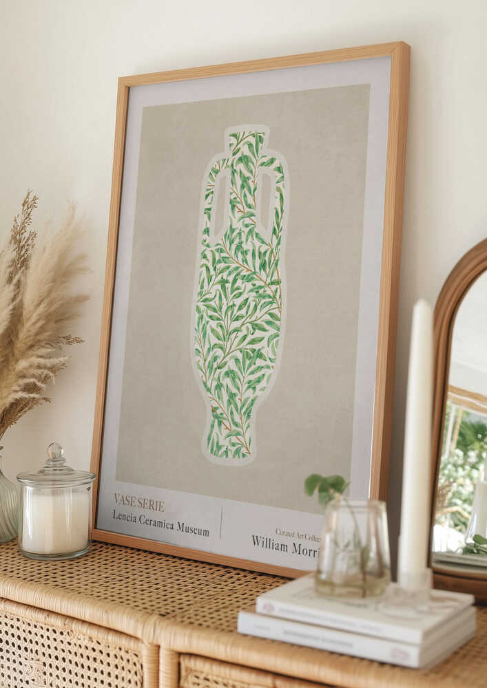 William Morris Vase Serie Plakat (Grøn)