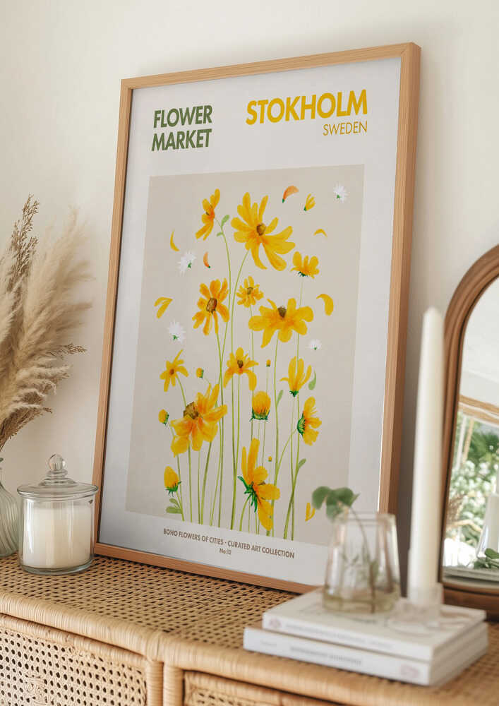 Stockholm Blooms Plakat