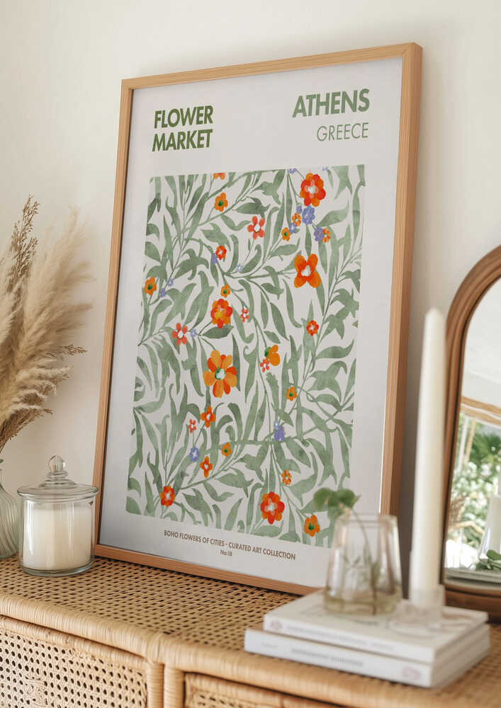 Blooming Athens Essence-plakat