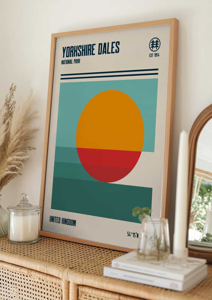 Yorkshire Dales National Park Travel Poster Poster