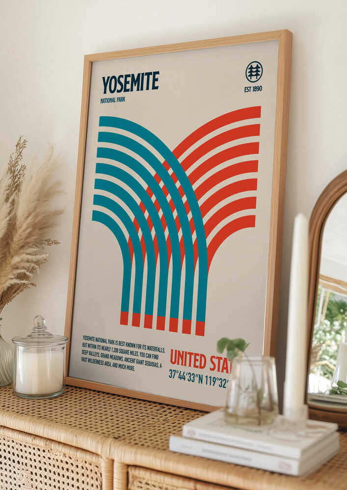 Yosemite Nationalpark Rejseplakat Plakat