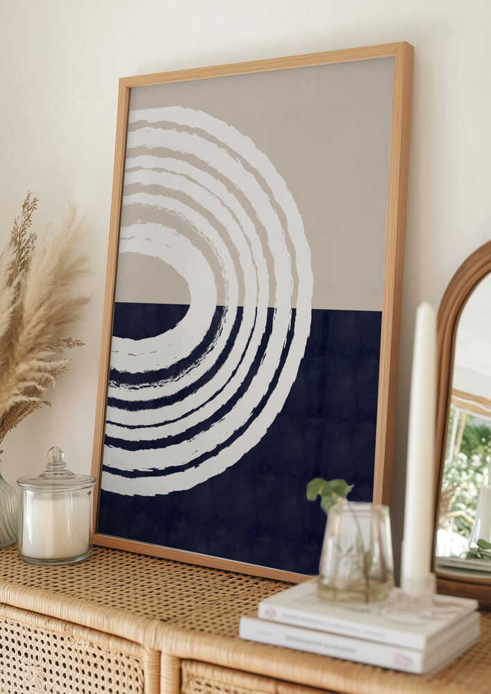 Zen Curve Balance Poster