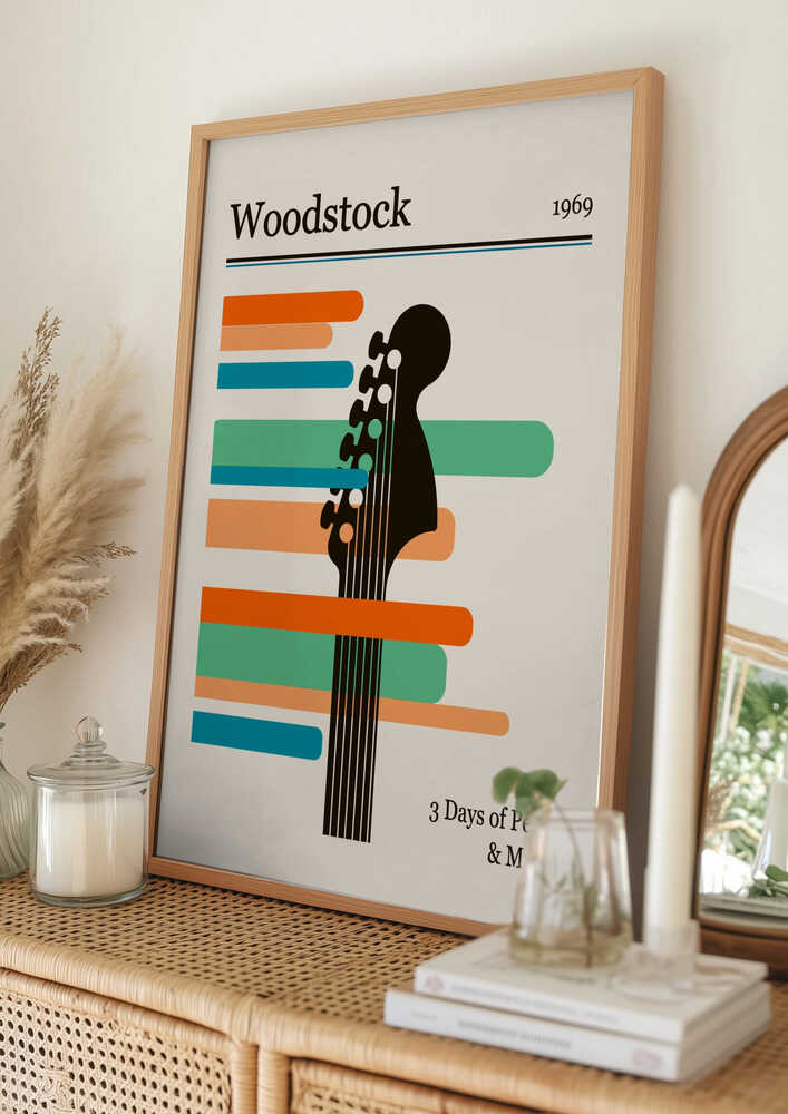 Woodstock Guitar Festival-plakat
