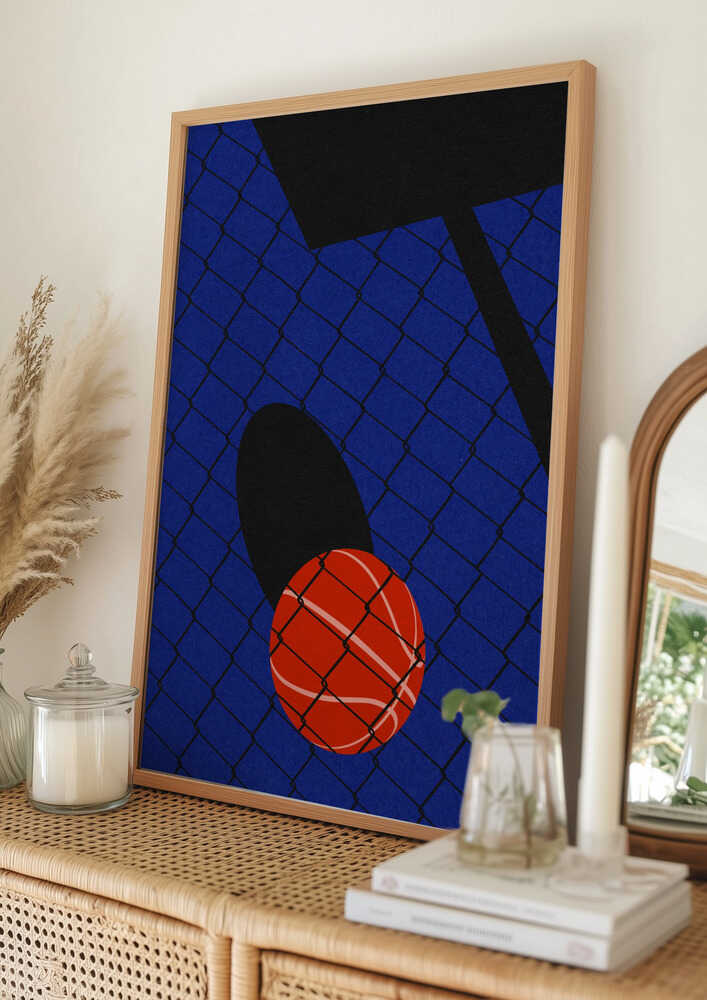 Basketballbaneplakat i Baghaven