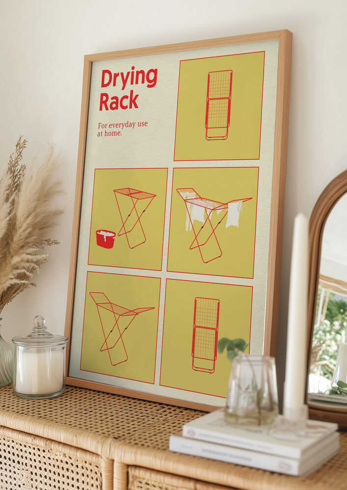 Plakat Tørrestativ Plakat