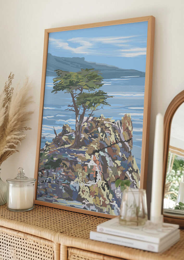 Ensoms Cypress havudsigt plakat