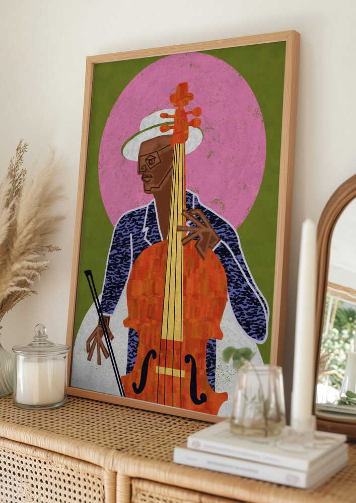 Jazz-cellistplakat