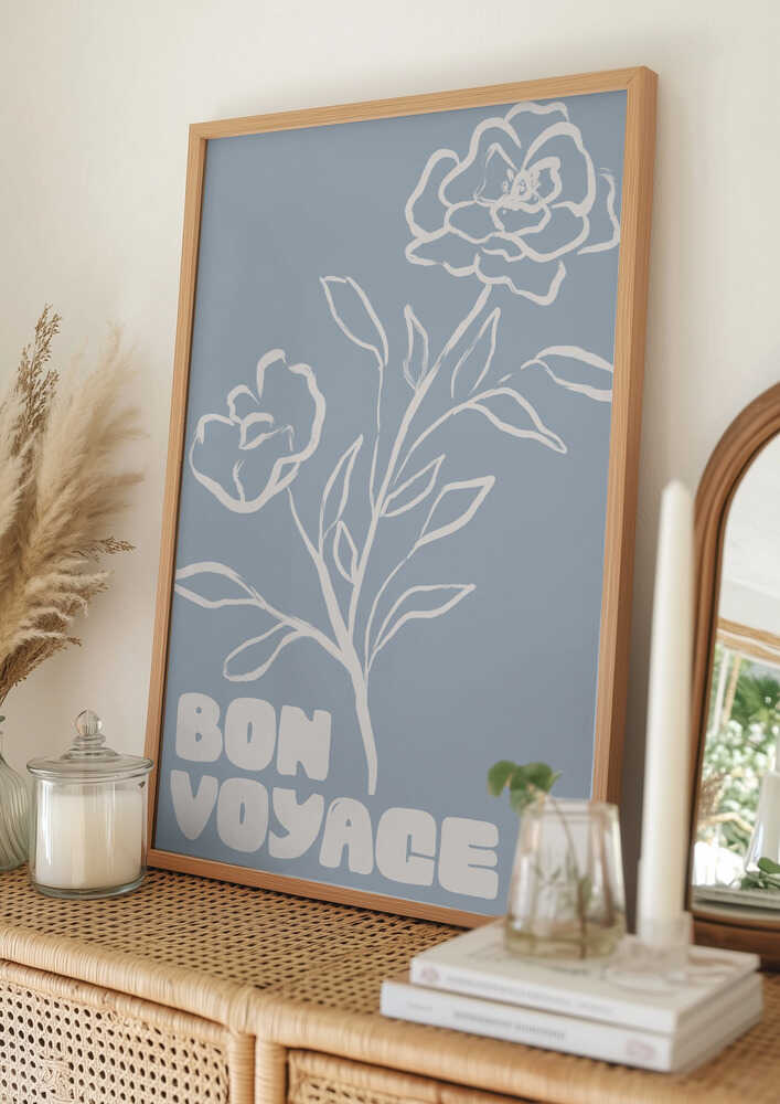 Bonvoyage(blå) Plakat