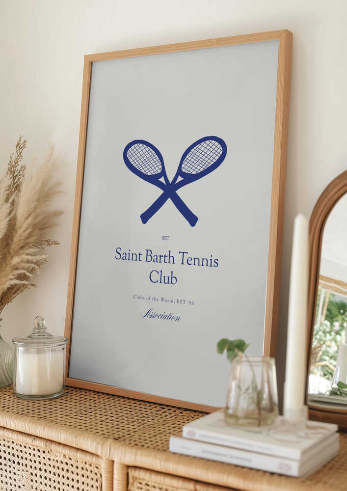 Saintbarthtennisclub Plakat