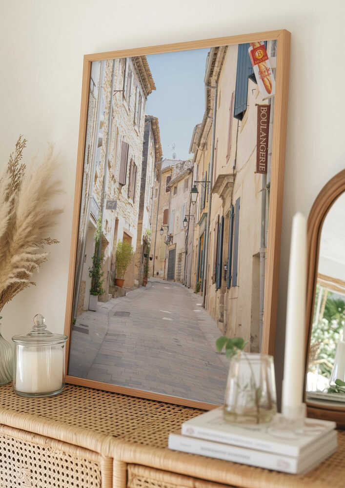 Gadeplakat fra provencalsk landsby