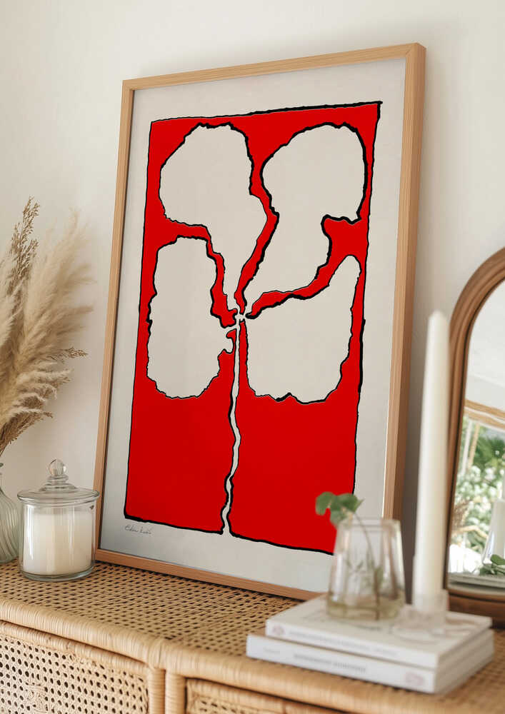 Red Flower Poster