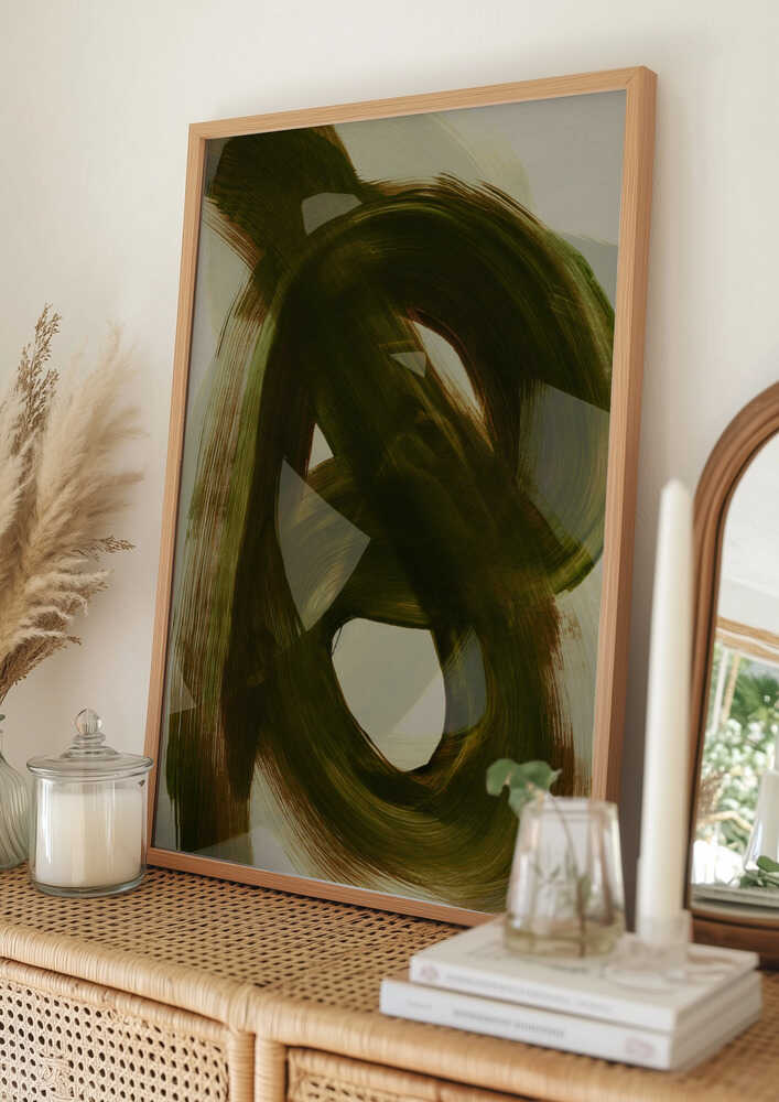 Tangled Brushstrokes 1 Poster