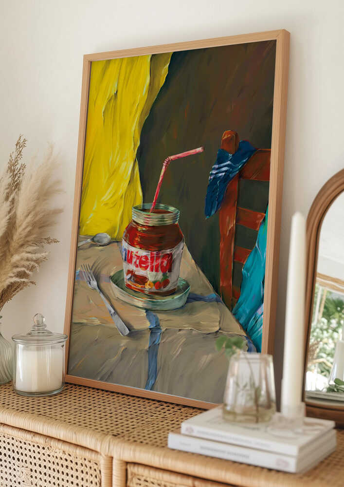 Øjeblik af Forkælelse med Chokolade-Plakat