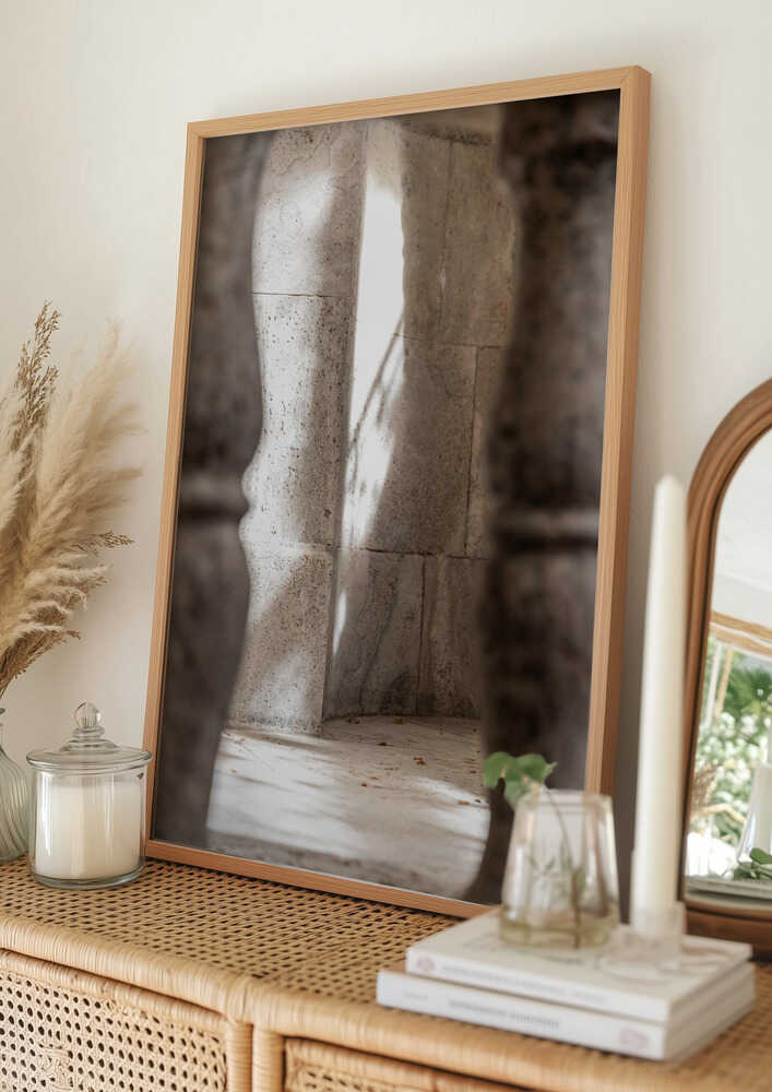 Hidden Stone Face Poster