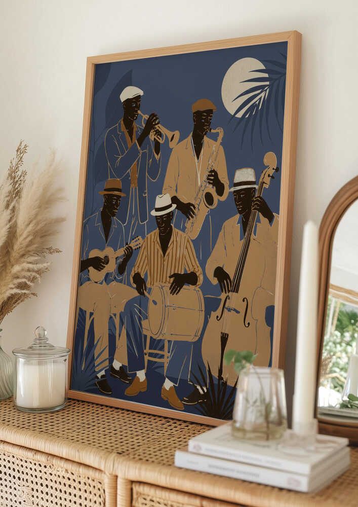 Tropical Jazz Night Poster