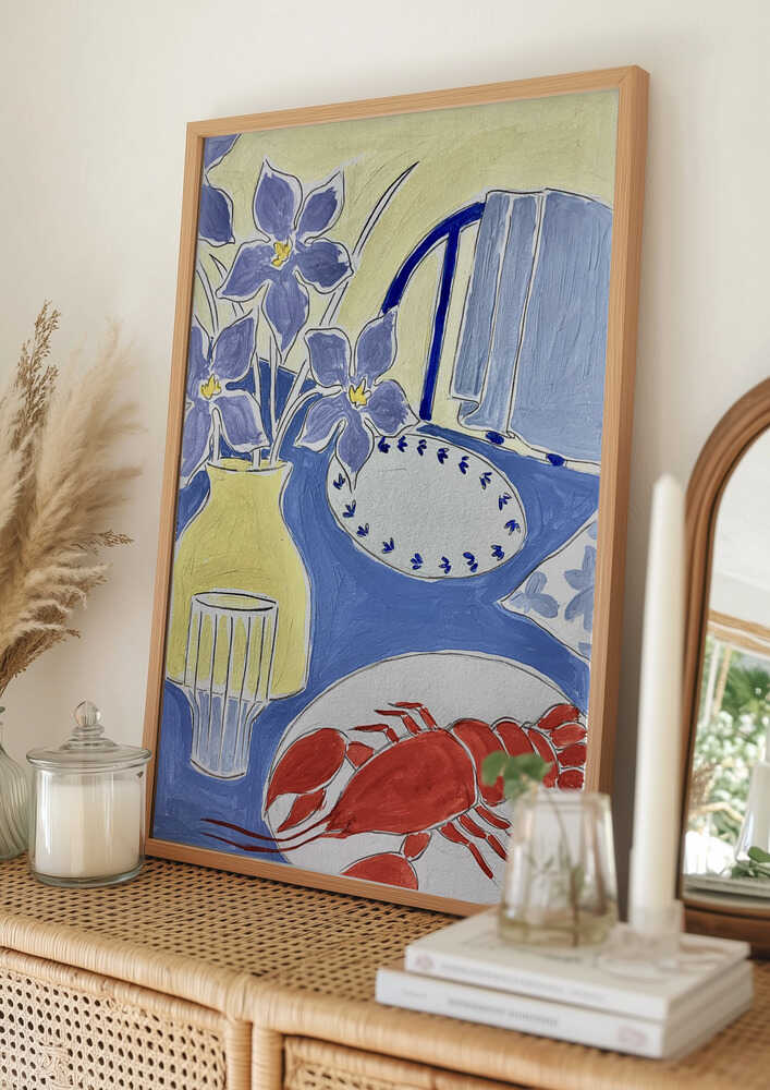 Lobster Dinner Table Poster