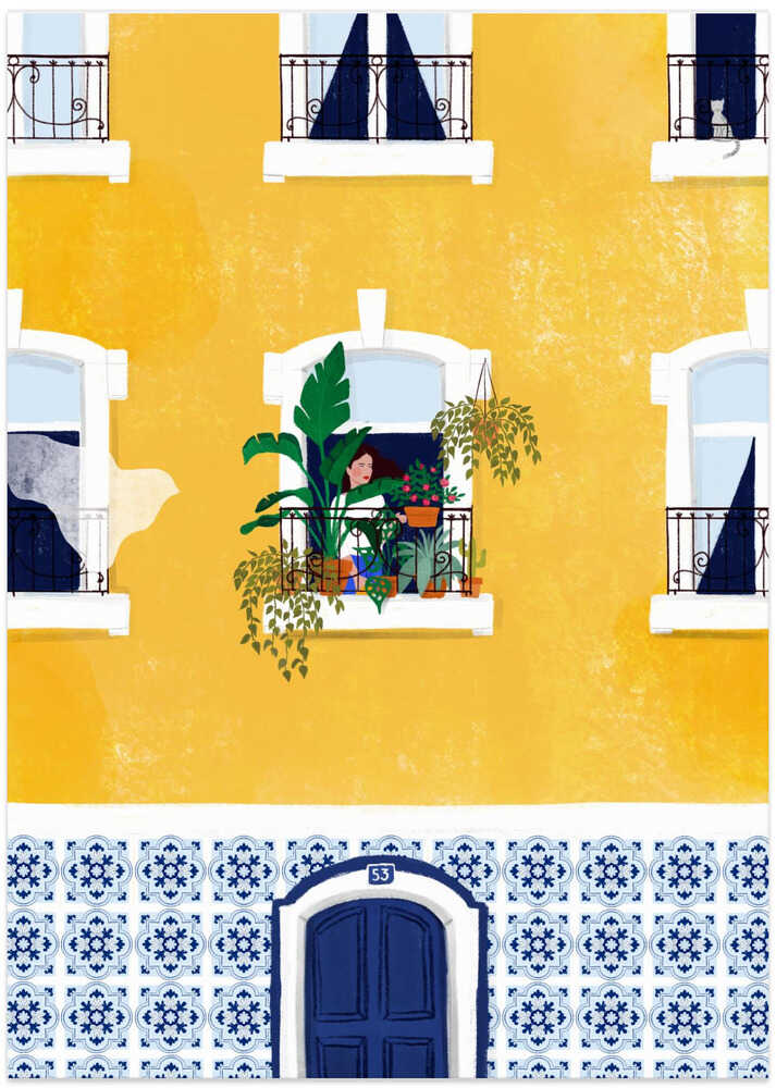 Lissabon Plakat