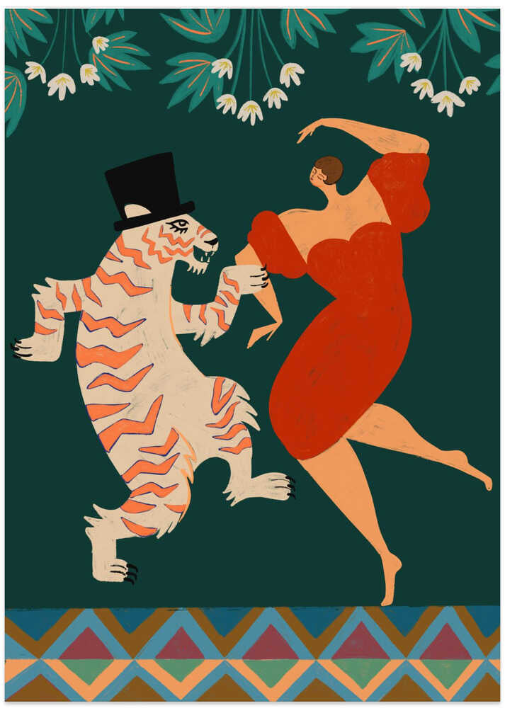A Date With a Wild Cat Poster