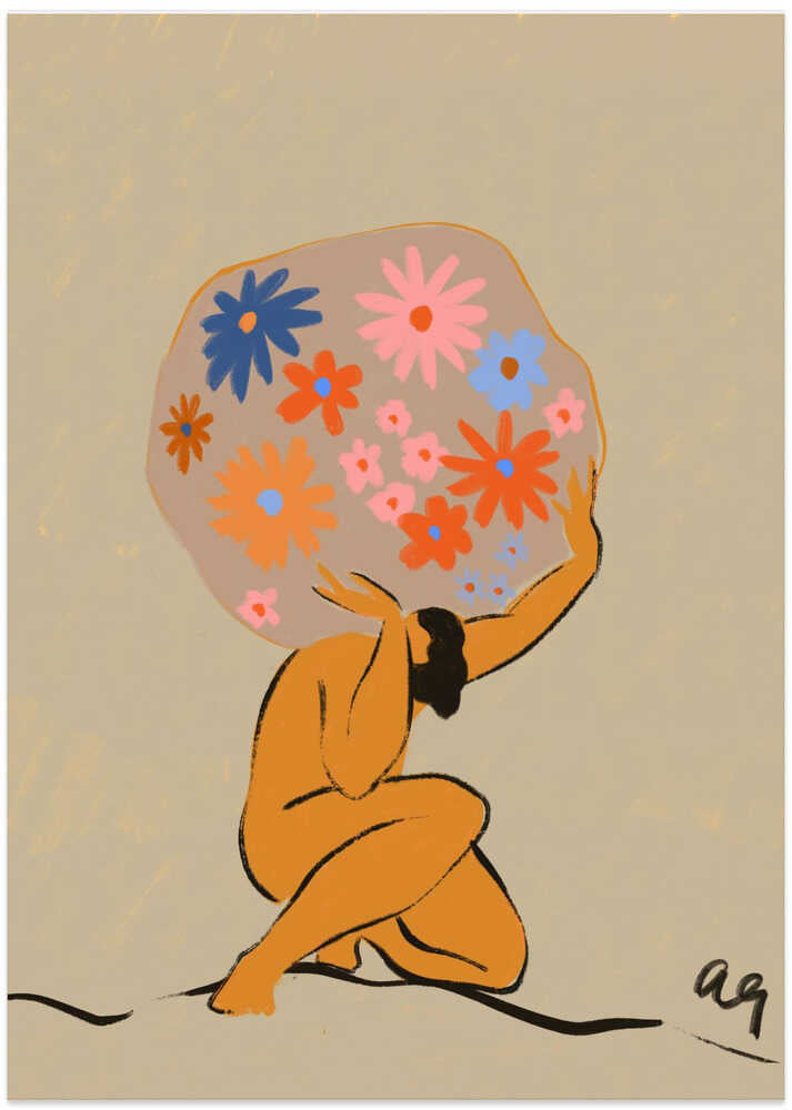 World On Her Shoulders Poster