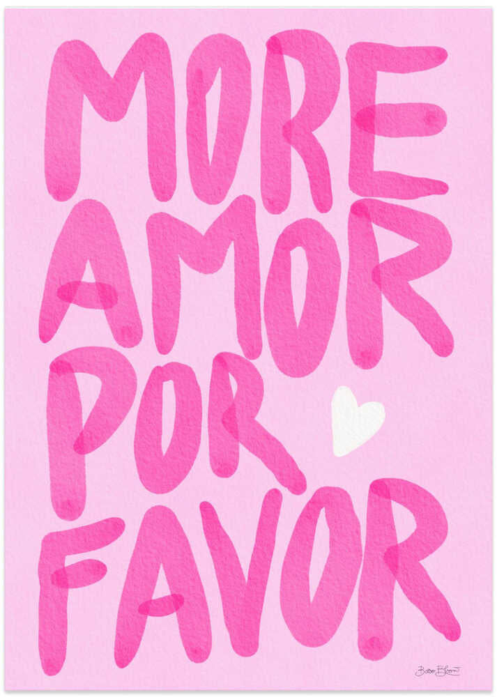 Mere Amor Por Favor Plakat