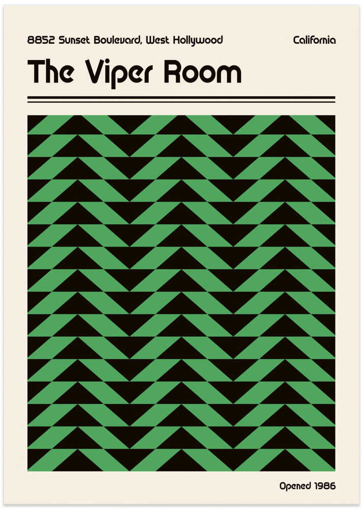 Viper Room Retro Poster