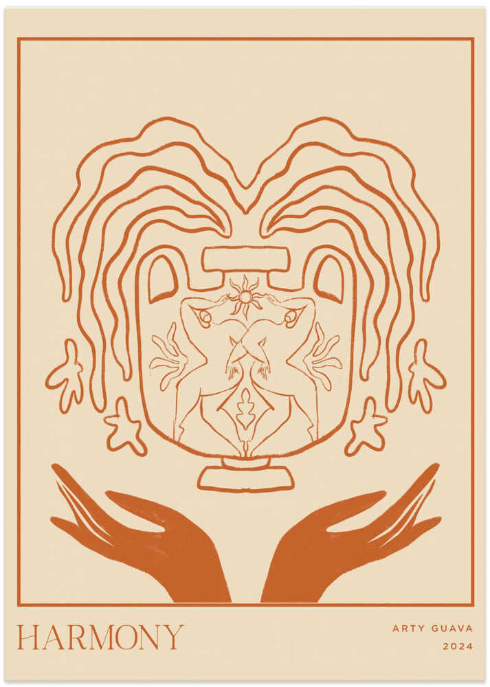 Vessel Collection : Harmony (LineArt) Poster