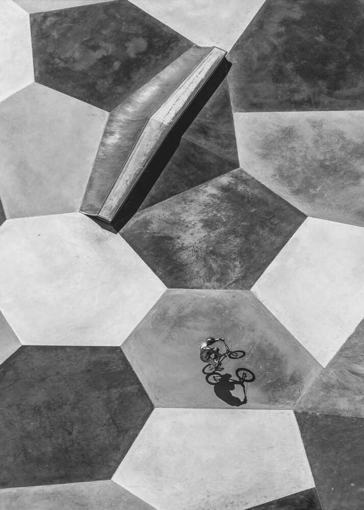 BMX Park Geometri Plakat