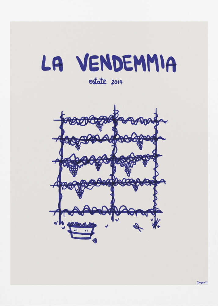 La vendemmia Plakat