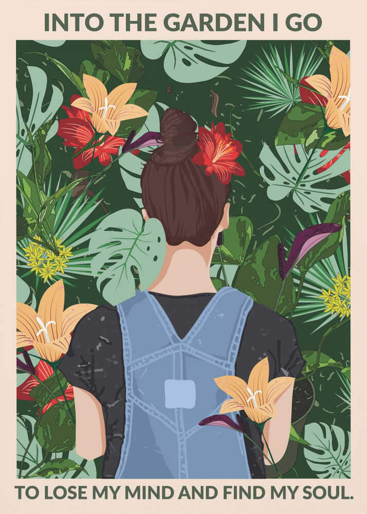Into the Garden Standard Wall Art Poster
