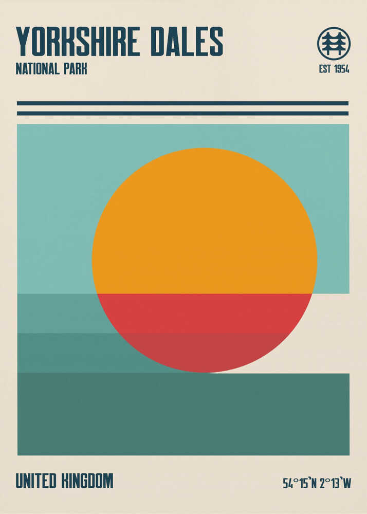 Rejseplakat: Yorkshire Dales National Park