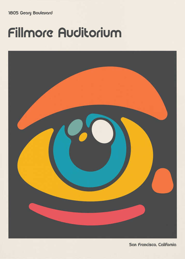 Fillmore abstrakt plakat