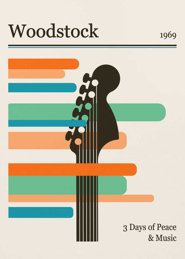 Woodstock Guitar Festival-plakat