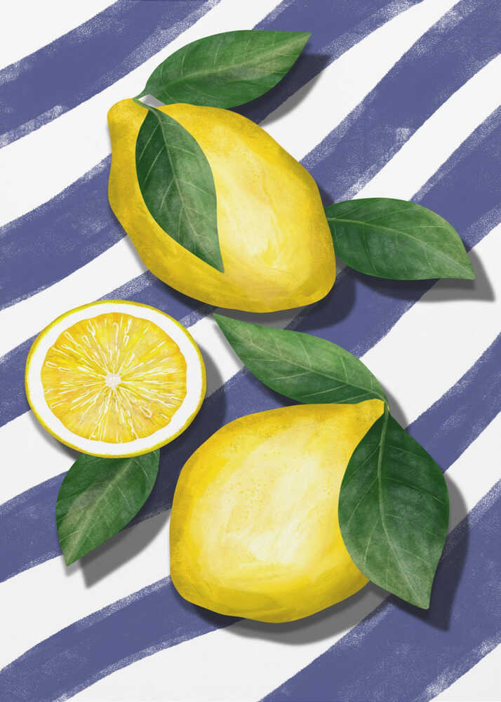 Zesty citronskaller Plakat