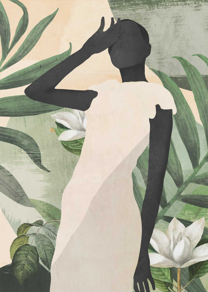 Elegant Tropical Serenity Poster