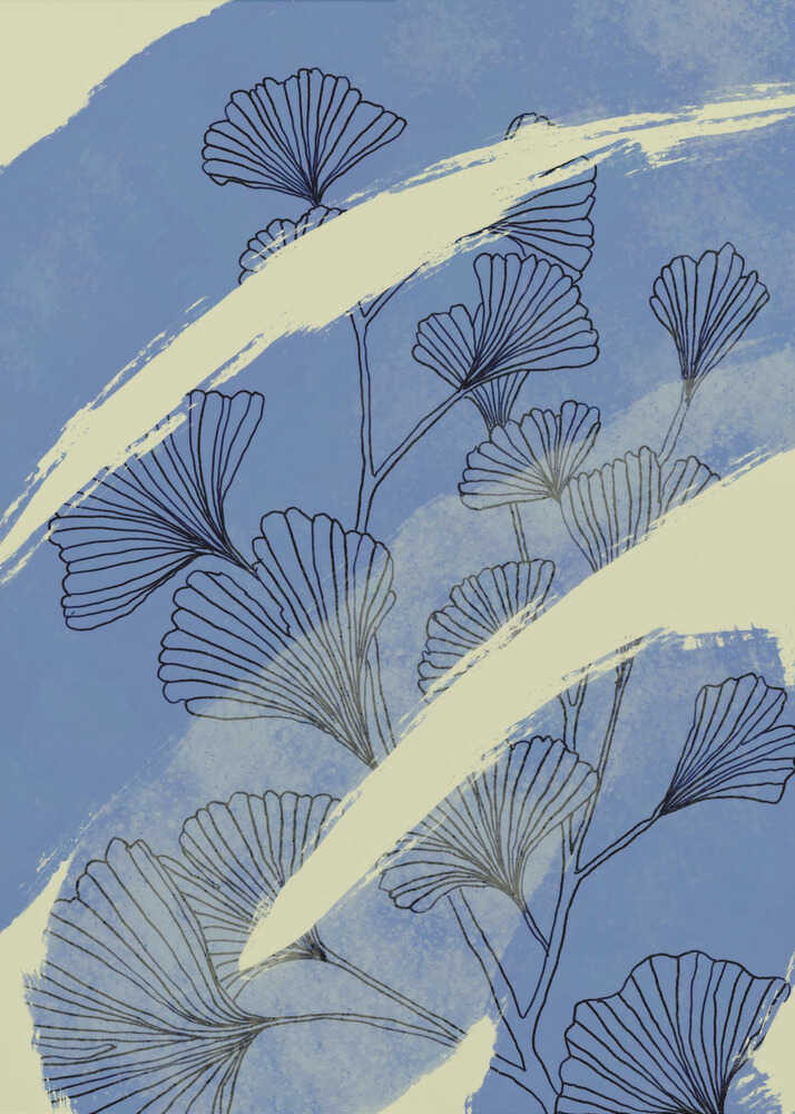 Ginkgobladene05 Plakat