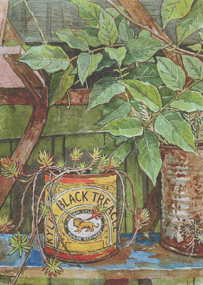 Rustic Garden Still Life Poster