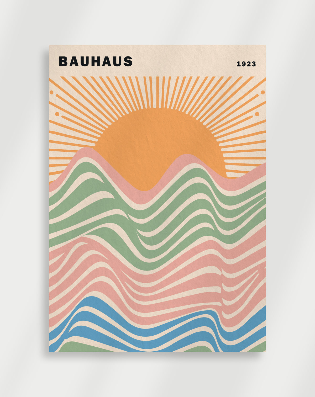 Bauhaus solnedgangsplakat