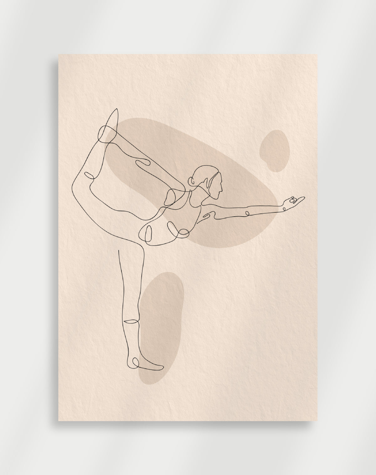 Woman Stretching Poster