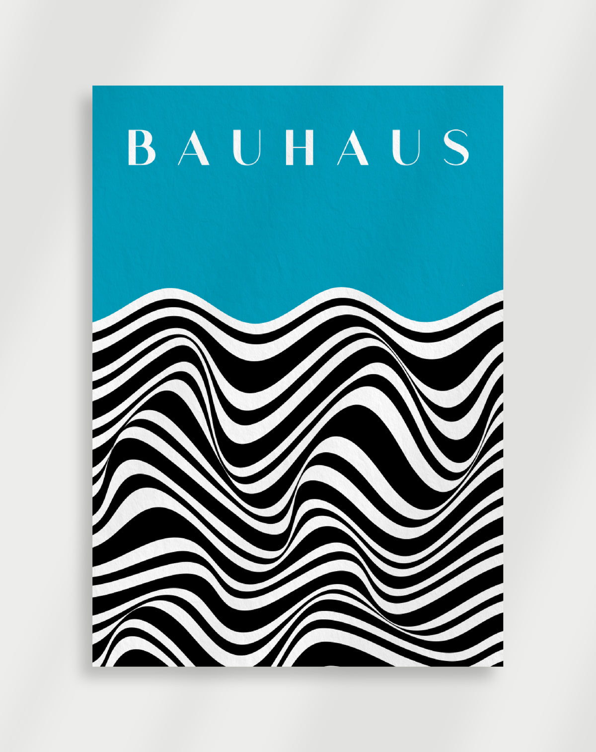 Bauhaus Bølgelinjer Plakat
