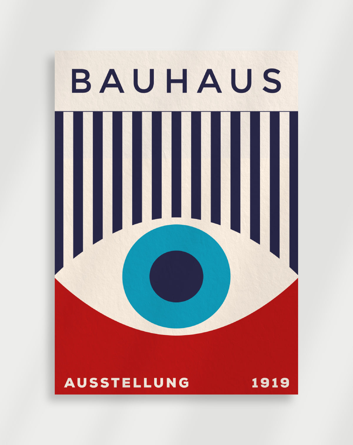 Bauhaus Eye Abstract Poster