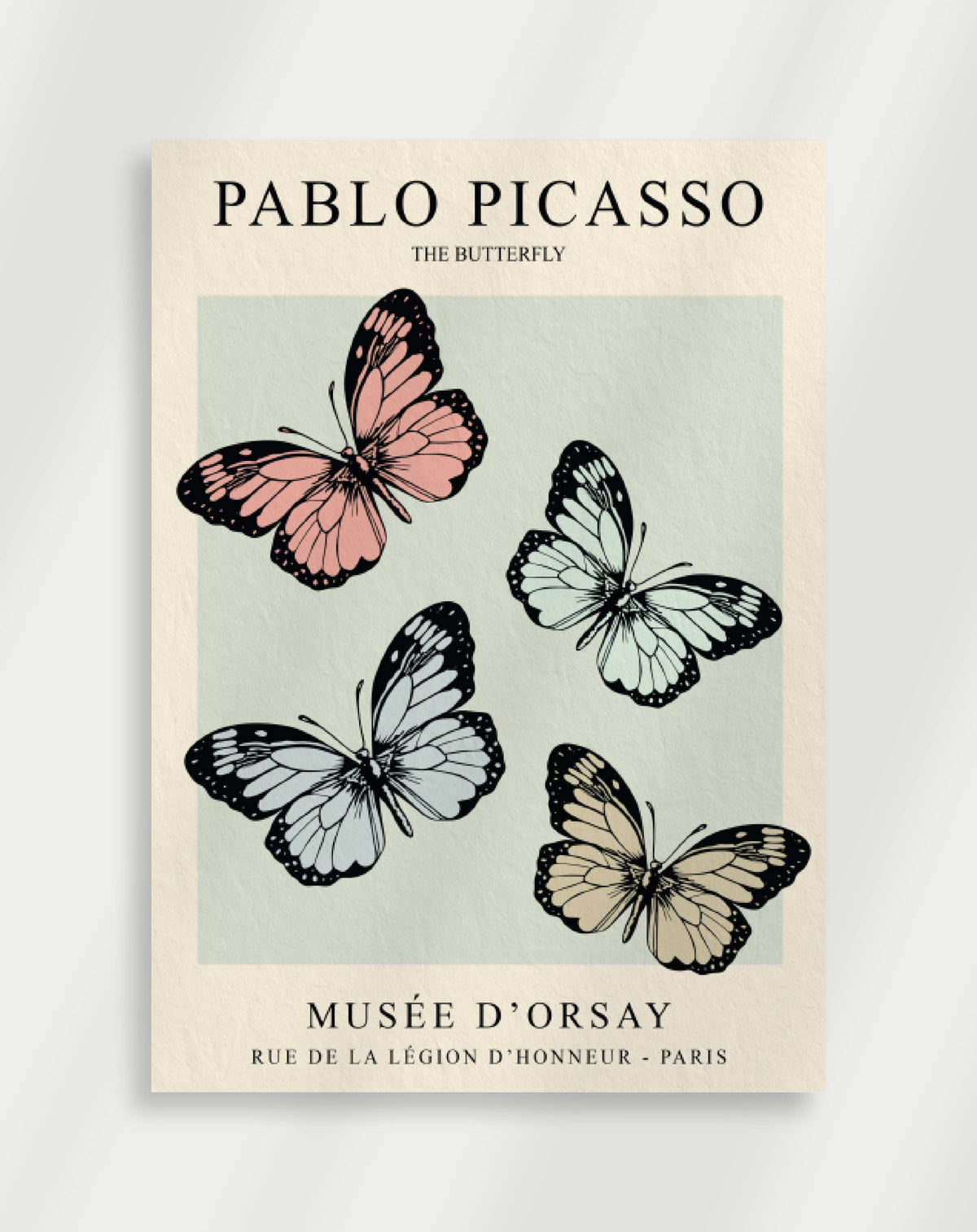 Picasso Sommerfugle Plakat