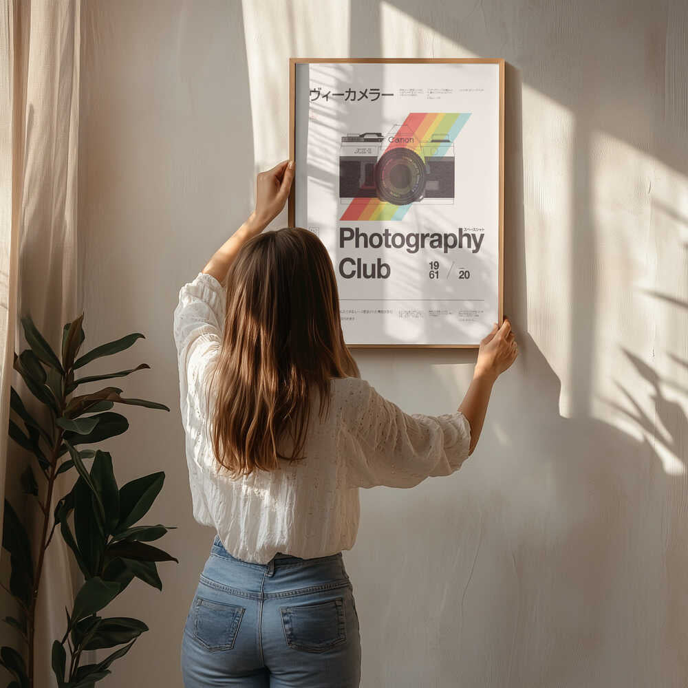 Retro Photography Club Poster