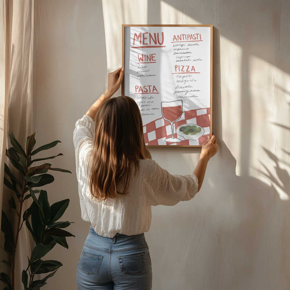 Plakat: Italiensk Madglæde