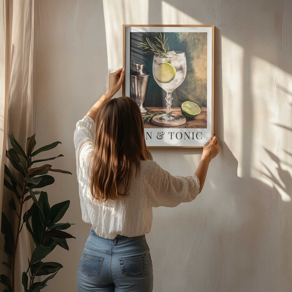 Gin & Tonic-plakat