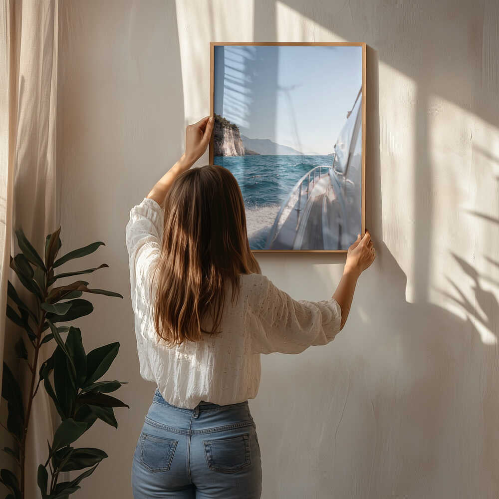 Amalfikysten | Rejsefotoplakat fra Italien