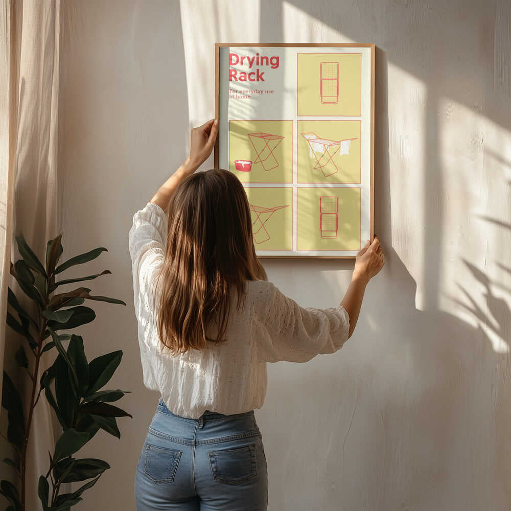 Plakat Tørrestativ Plakat