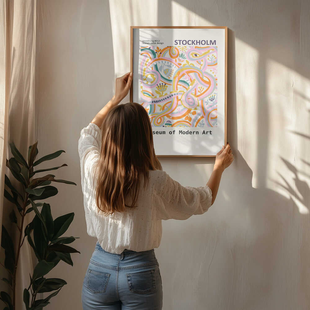Botanical dopamine Exhibition Stockholm Poster