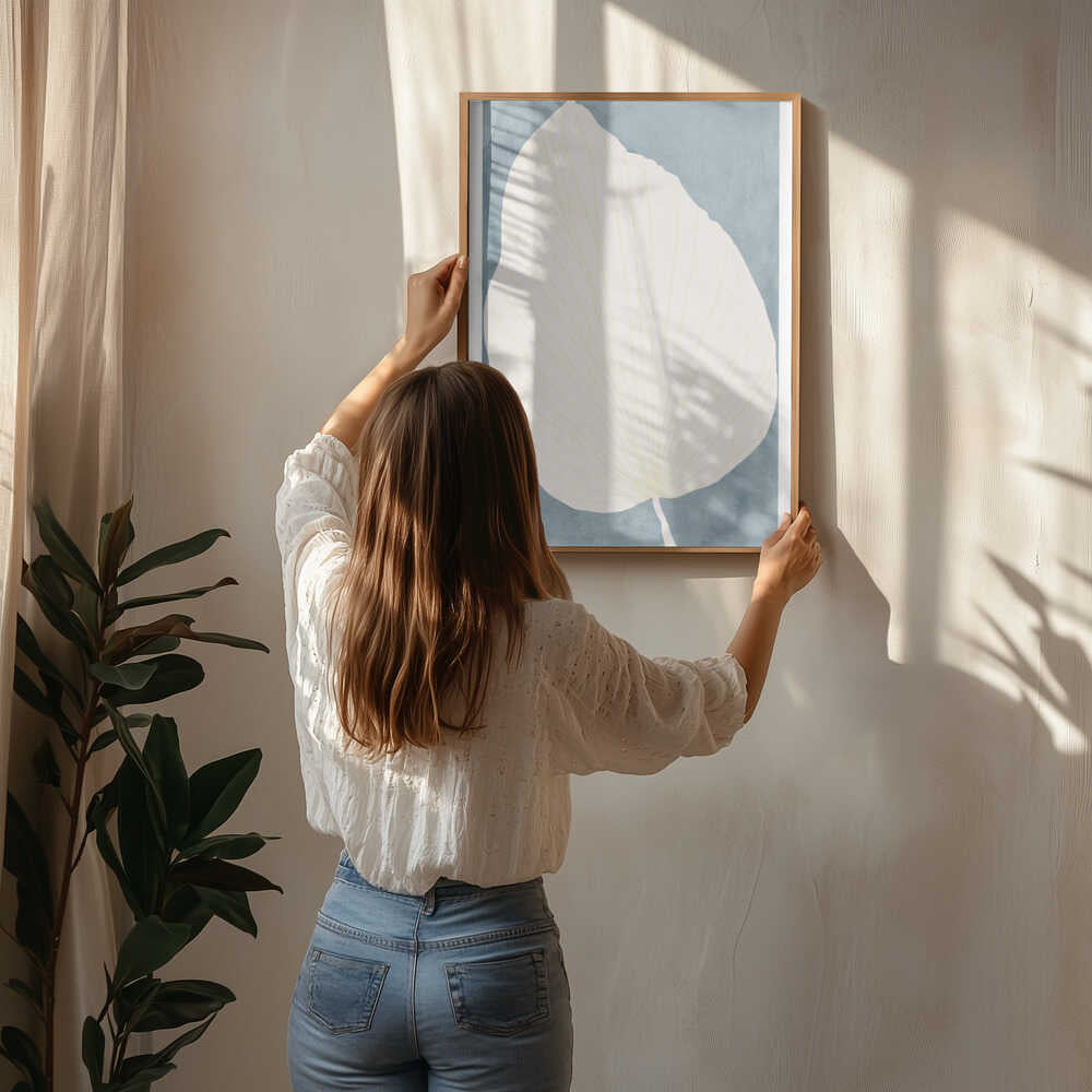 Illustration Of A Large Leaf Poster