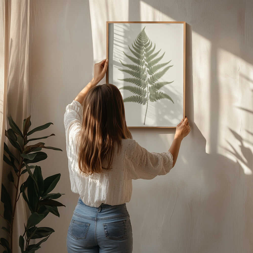 Elegant Brejne Botanisk Plakat